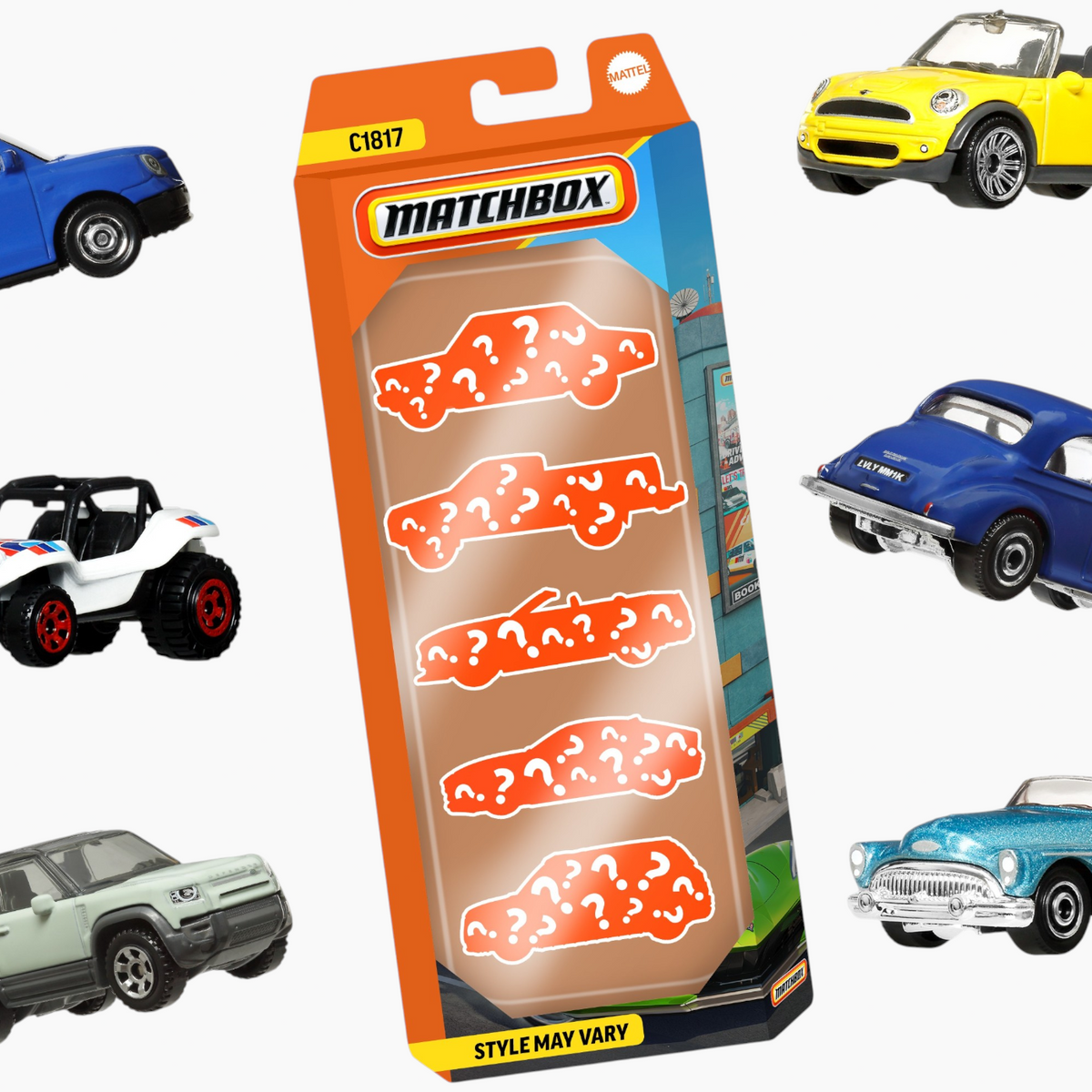 Matchbox 1:64 Scale 5-Pack – Assorted
