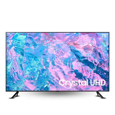 Samsung CU7000 - Crystal UHD 4K Smart TV with Elegant Design 75"