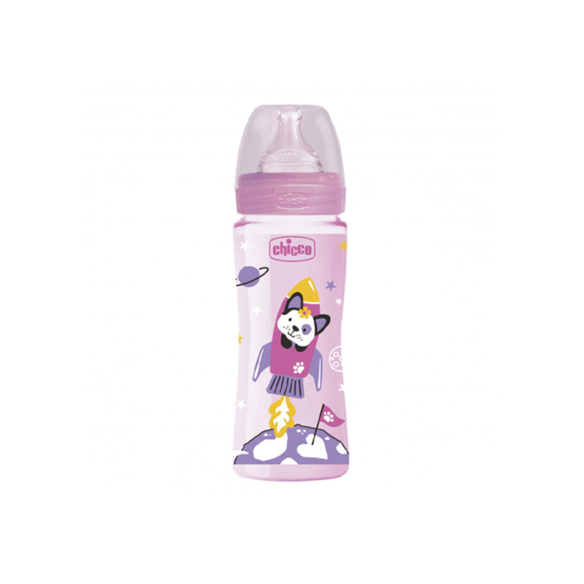 Chicco Anti-Colic BOTTLE WB COL PP GIRL 330ml FAST SIL