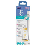 Chicco P5 UNI Bottle 300ml Anti-Colic Fast Flow 2023 CL2 - Yellow
