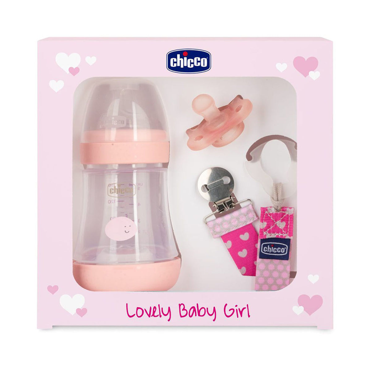 Chicco Perfect5 PP Set Baby Girl Anti-Colic Bottle - Pink