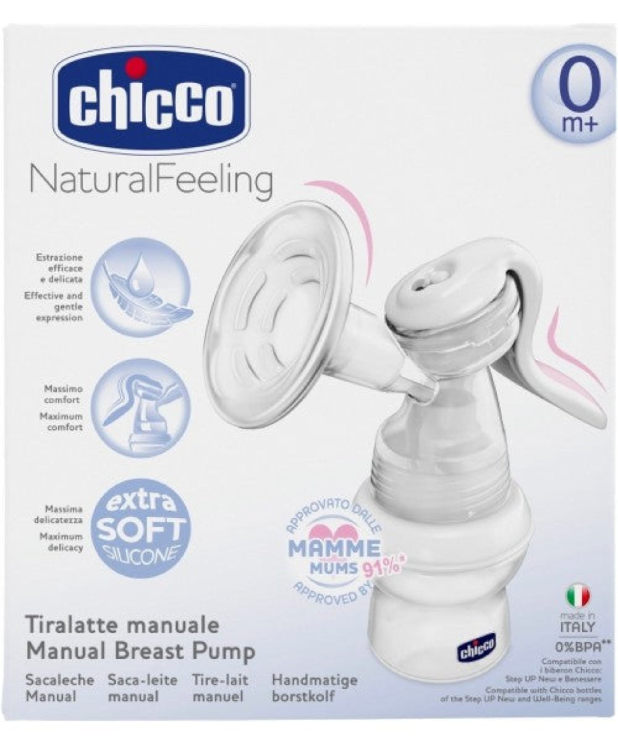 Chicco Wellbeing Manual Breast Pump Comfortable