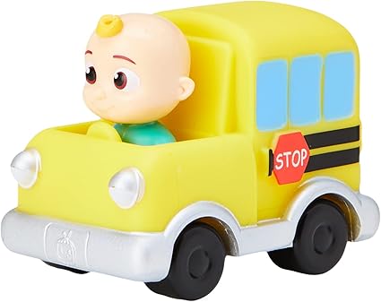 CoComelon JJ Mini School Bus Fun Toy for Kids - Yellow