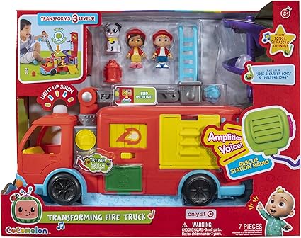 CoComelon Transforming Fire Truck Lights Sounds