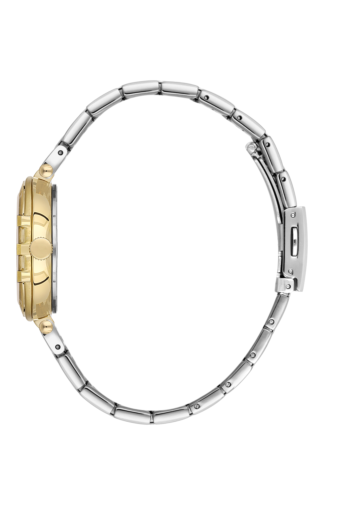 Daniel Klein DK.1.13609-2 Women's Analog Watch - Silver Dial, Silver & Gold