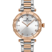 Daniel Klein DK.1.13609-4 Women's Analog Watch - Silver Dial, Silver & Rose Gold