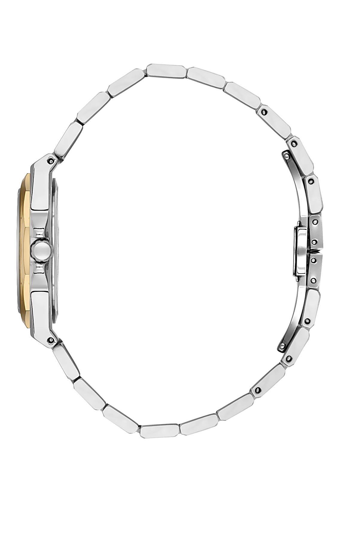Daniel Klein DK.1.13611-4 Women's Analog Watch - Golden Dial, Silver & Gold