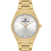 Daniel Klein DK.1.13712-4 Women's Analog Watch - Silver Dial, Gold Steel