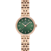Daniel Klein DK.1.13728-5 Women's Analog Watch - Green Dial, Rose Gold Steel