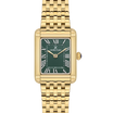 Daniel Klein DK.1.13786-4 Women's Analog Watch - Green Dial, Gold Steel
