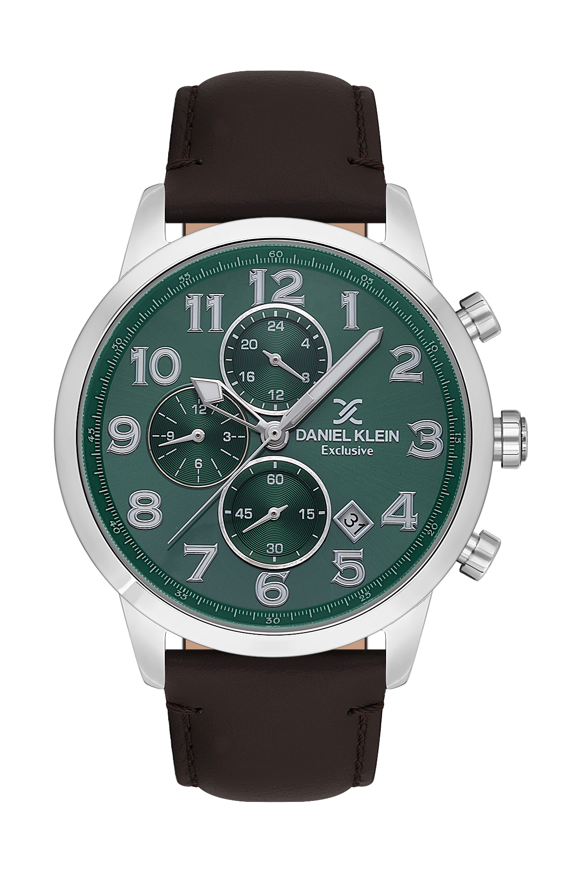 Daniel Klein DK.1.13833-3 Men's Analog Watch - Black Leather