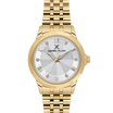 Daniel Klein DK.1.13898-3 Women's Analog Watch - Silver Dial, Gold Steel