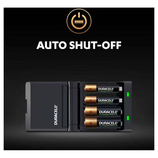 Duracell Hi-Speed Battery Charger (CEF27) – AA & AAA, Rechargeable Batteries Included