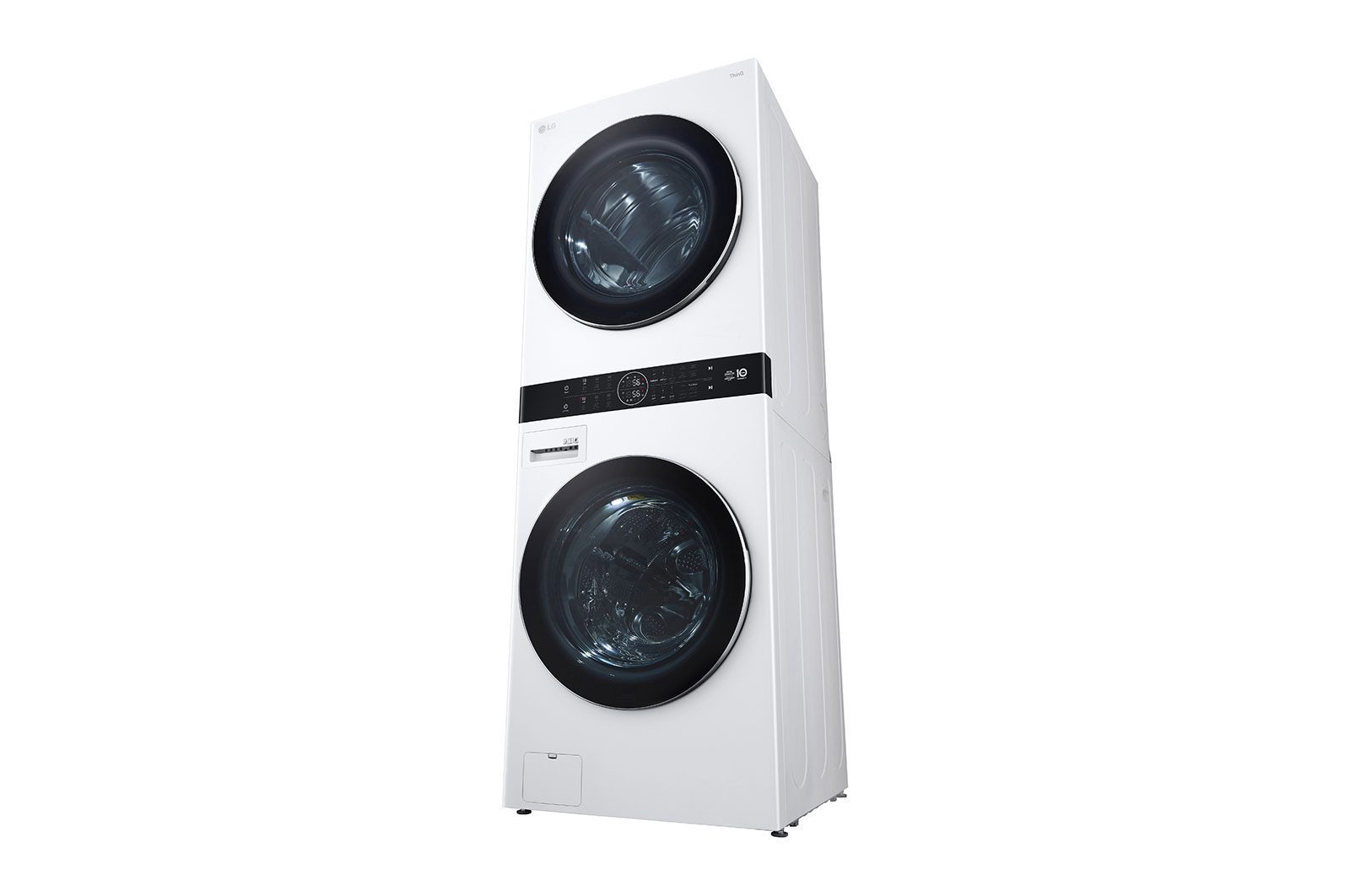 LG WashTower™ 17kg/16kg - AI Direct Drive, TurboWash 360°, Heat Pump Dryer, White