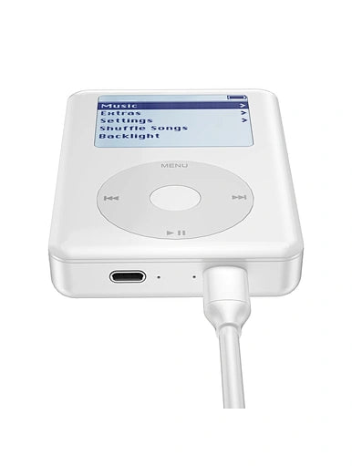 شاحن ويوو اللاسلكي المحمول مع بنك طاقة بقدرة 20 وات PD للشحن السريع باللون الابيض