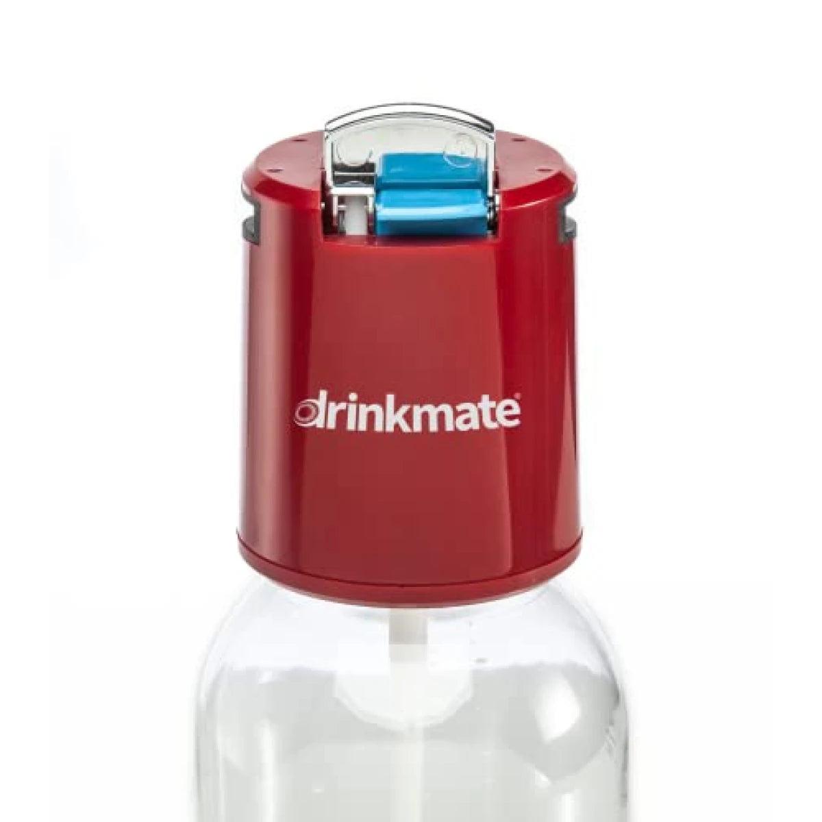 Drinkmate Spare Fizz Infuser Effortless Drink Carbonation - Red