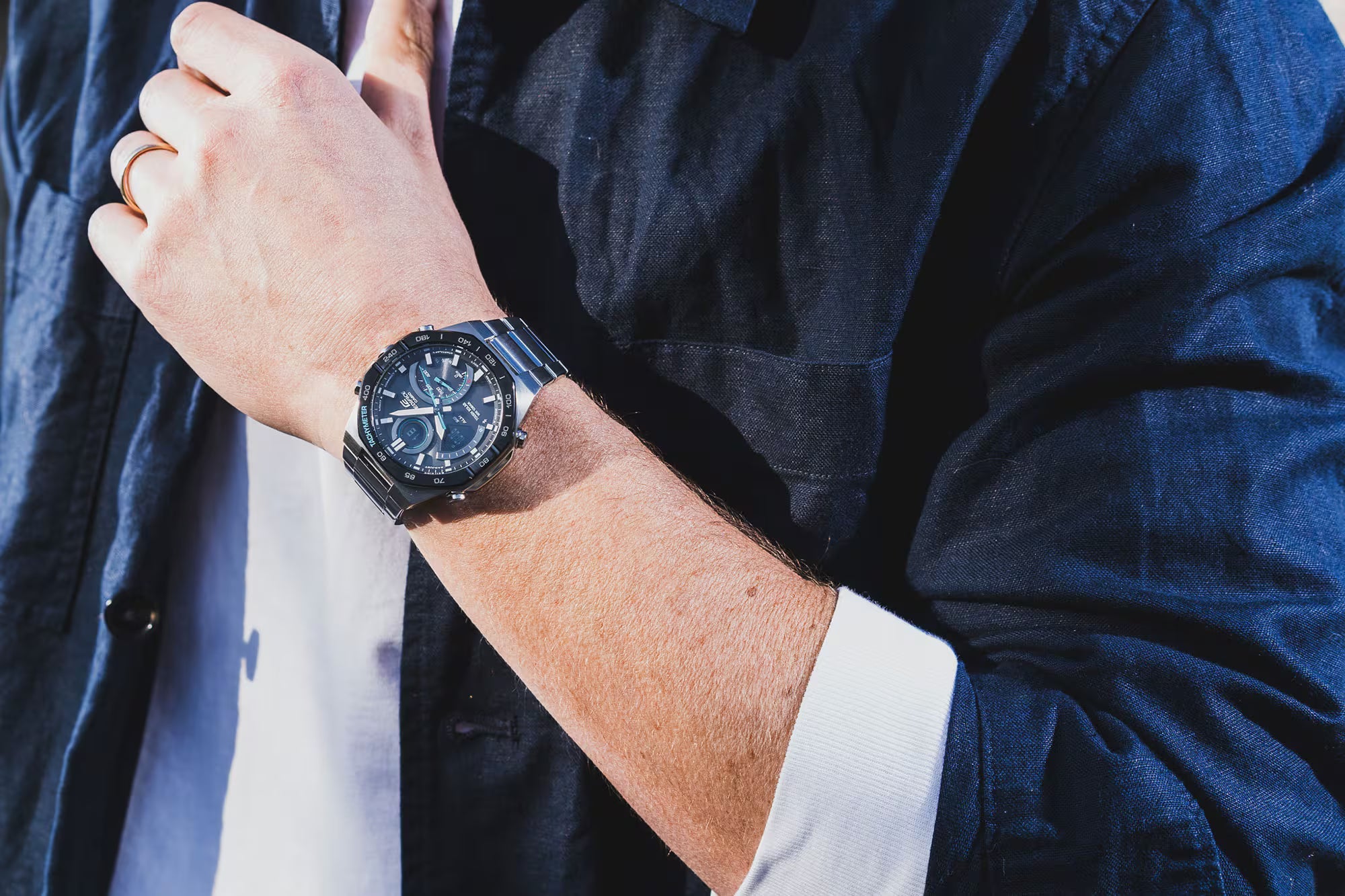 CASIO EDIFICE ECB-950DB-1A MEN WATCH