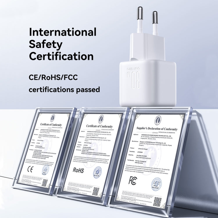 شاحن جوي روم بقدرة 30واط PD Mini GaN - شحن سريع