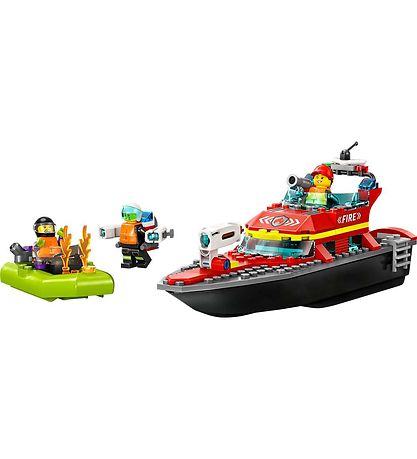 LEGO سيتي – قارب الإنقاذ من الحرائق 60373 – 144 قطعة