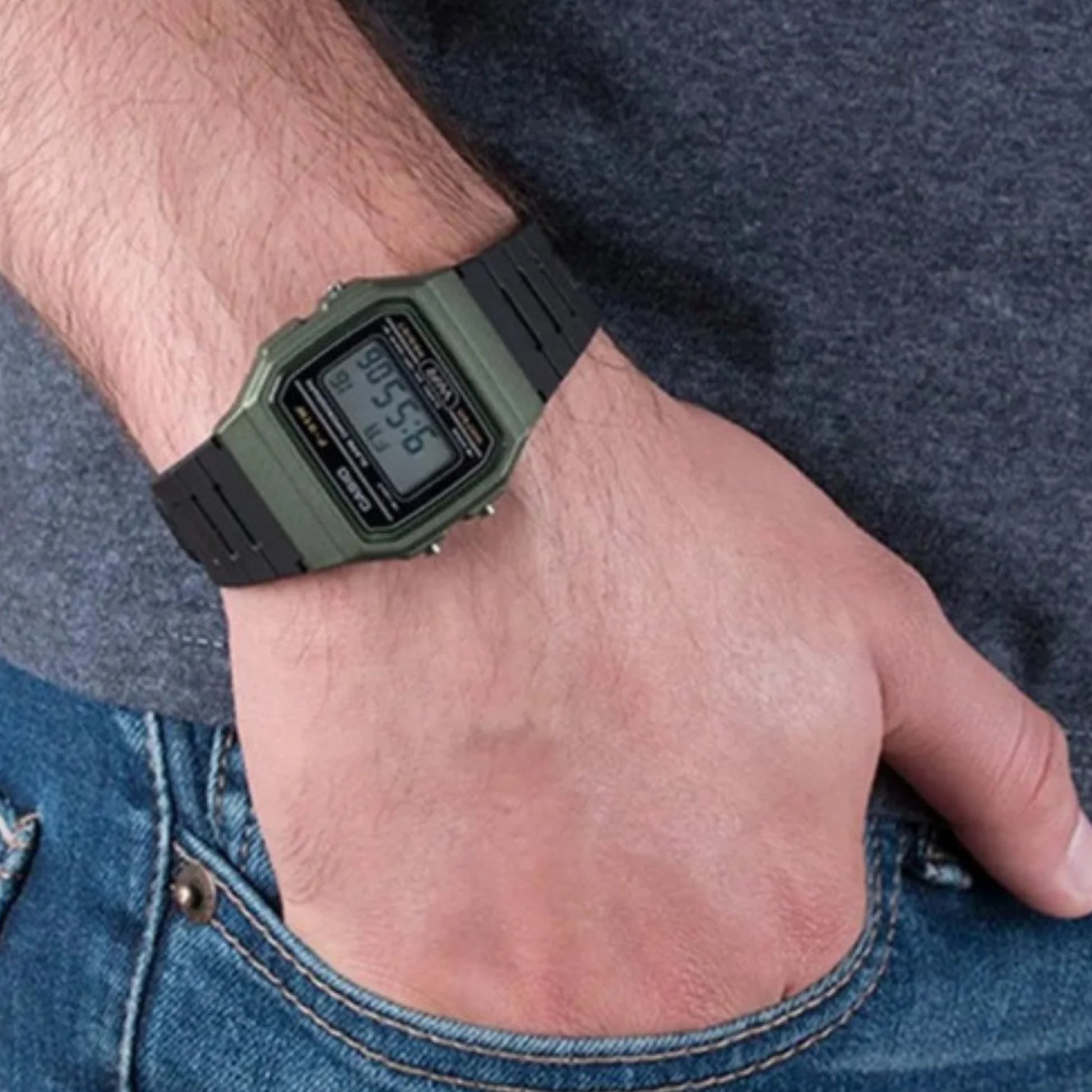 Casio Men's Casual Digital Black Resin Sport Watch