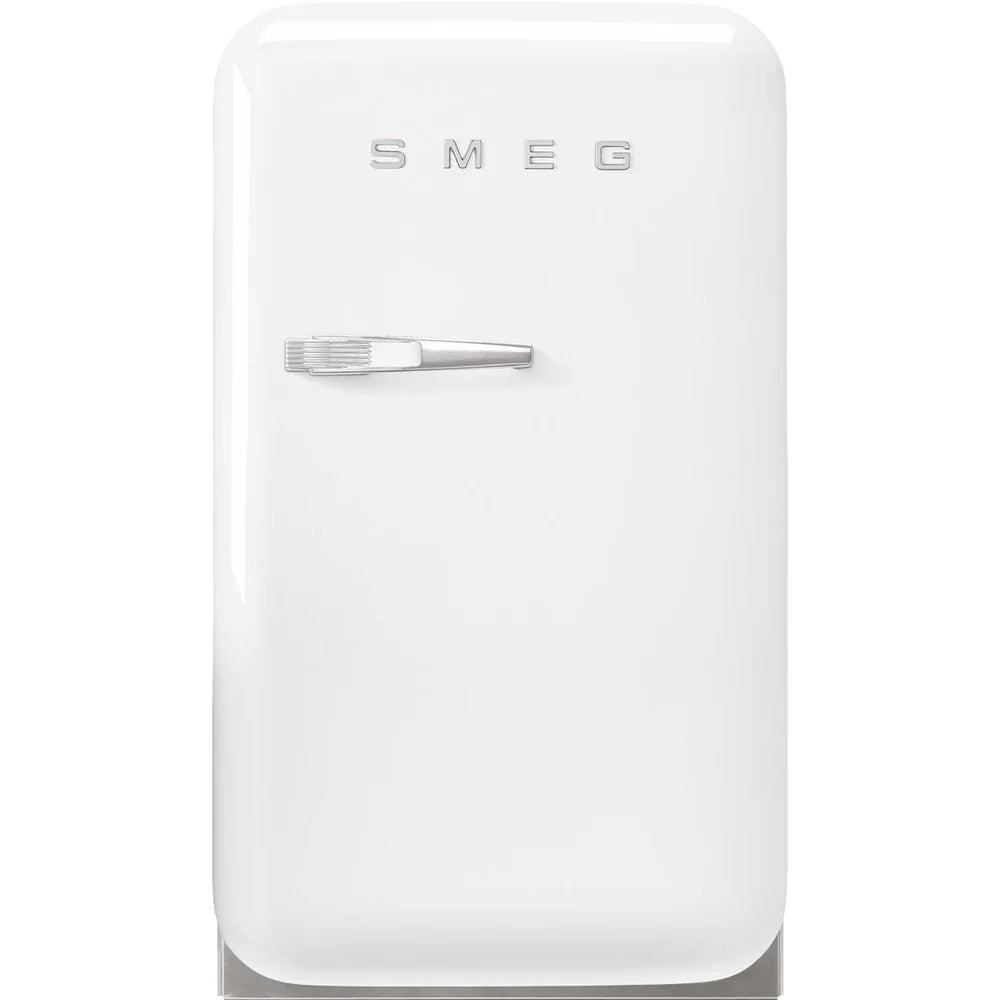 Smeg FAB5RWH6 Mini Refrigerator 50’s Style – White | 34L Retro Minibar