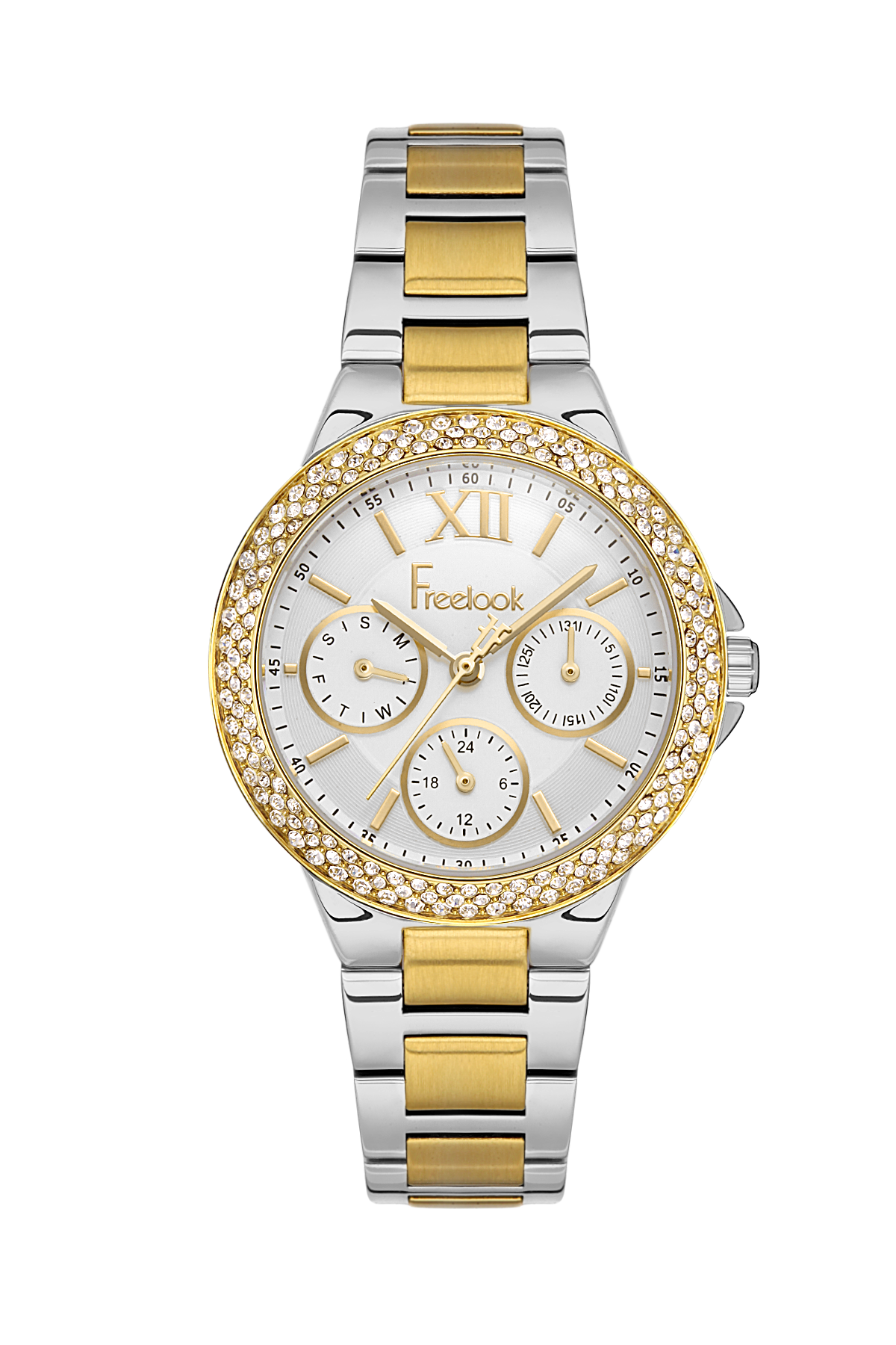 Freelook FL.1.10401-4 Women's Analog Watch 35mm - Silver & Gold