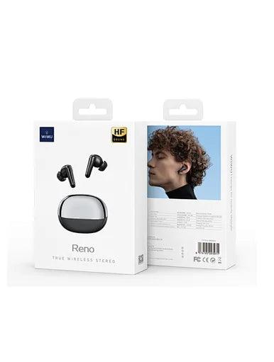 سماعات أذن WiWU ENCANC Ture اللاسلكية بتقنية البلوتوث Reno T19 HiFi Stere للهواتف