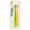 Flipper Toothbrush Twigo Kids 2-in-1 - Green/Yellow - Pack of 2