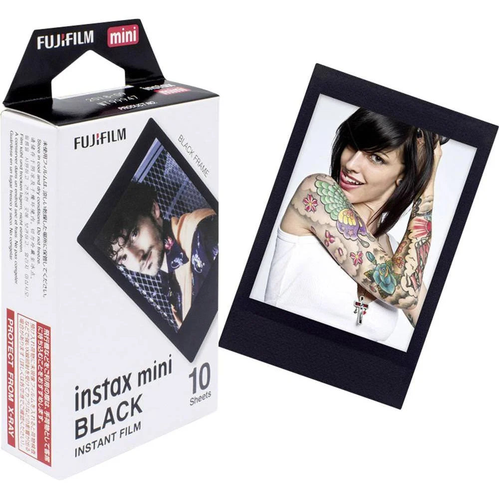 Fujifilm Instax Mini Black Frame Film – 10 Instant Shots