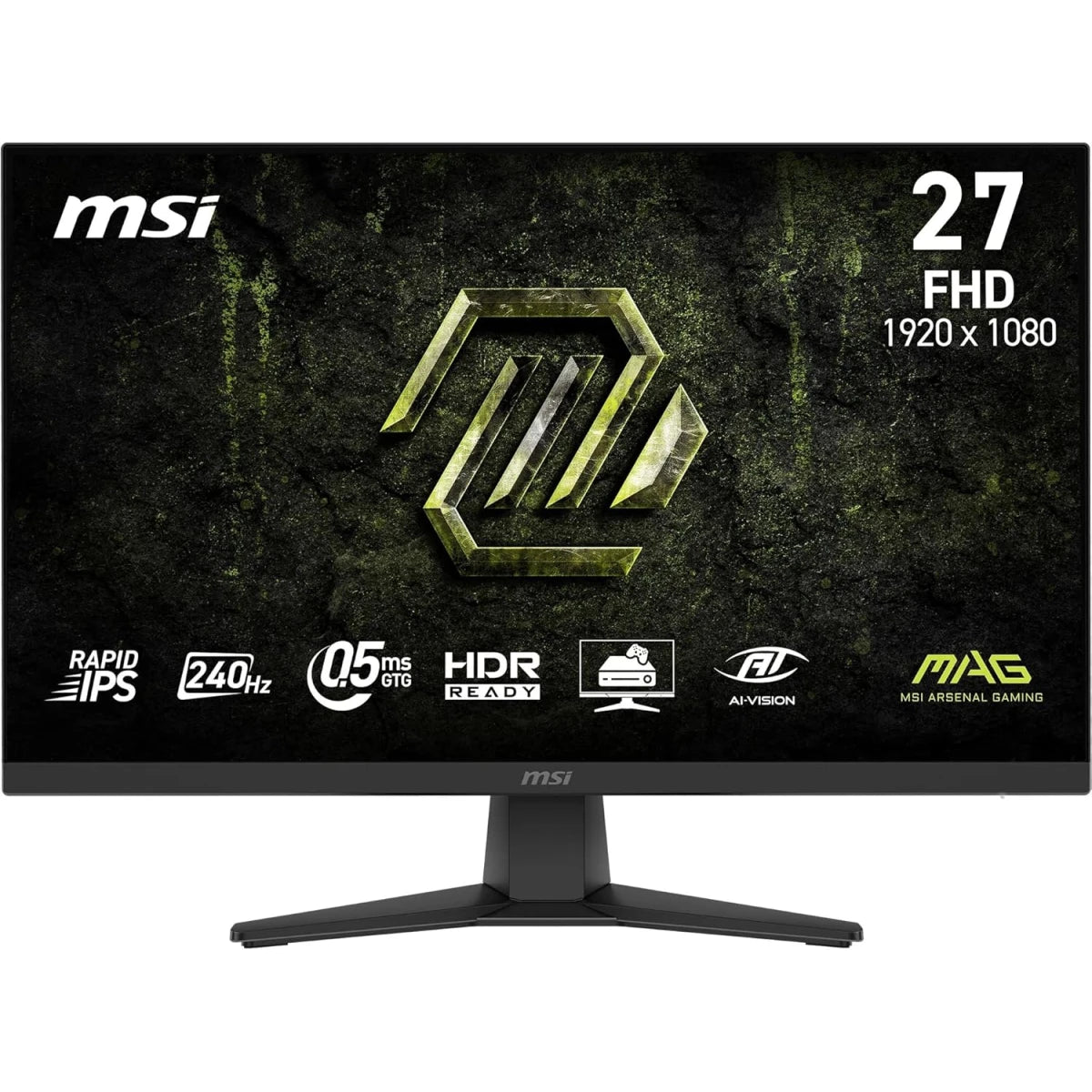 MSI MAG 272F X24 27″ Gaming Monitor – 240Hz Rapid IPS, FHD, 0.5ms, HDMI 2.0b & DisplayPort 1.2a