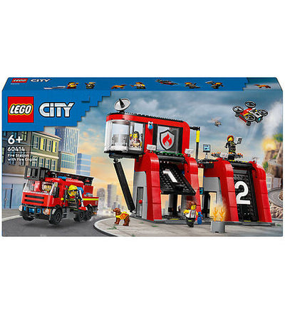 LEGO City Fire Station with Fire Truck 60414 – 843 pcs