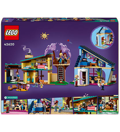 LEGO Friends – Olly & Paisley’s Family Houses 42620 – 1126 pcs