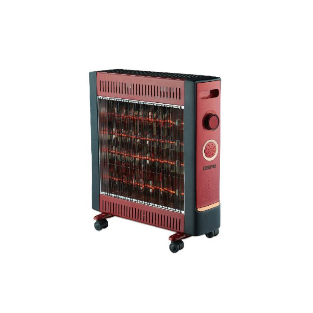 GEEPAS Quartz Heater 1100W/2200W Silent & Safe