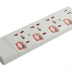 Geepas Extension Socket GES4094 - 4 Outlets, 2 USB, 3m Cord, 13A