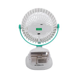 Geepas Rechargeable 2-in-1 Clip & Desk Fan, 36-LED Light, 7H Runtime, 1200mAh GF21137