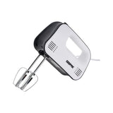 Geepas 150W Hand Mixer, 3 Speeds, Overheat Protection, Black/White GHM43030