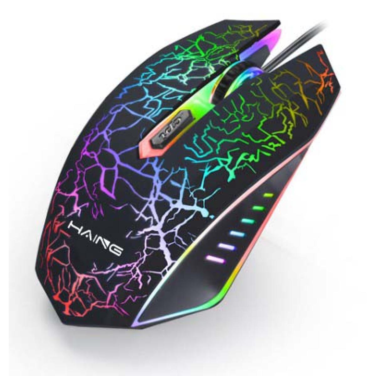 HAING GM200 RGB Wired Gaming Mouse | Stunning Design & Excellent Performance