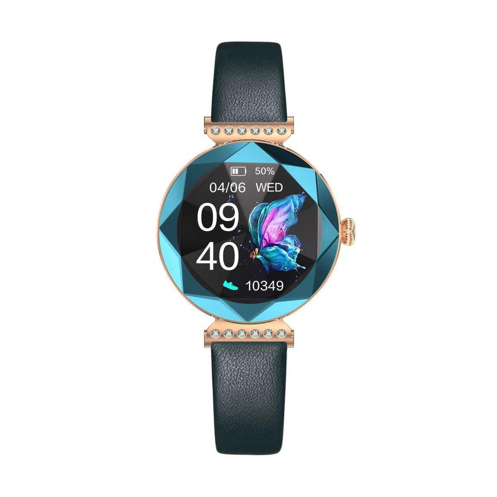 Green Lion Swarovski Smart Watch Elegant & Smart - Blue