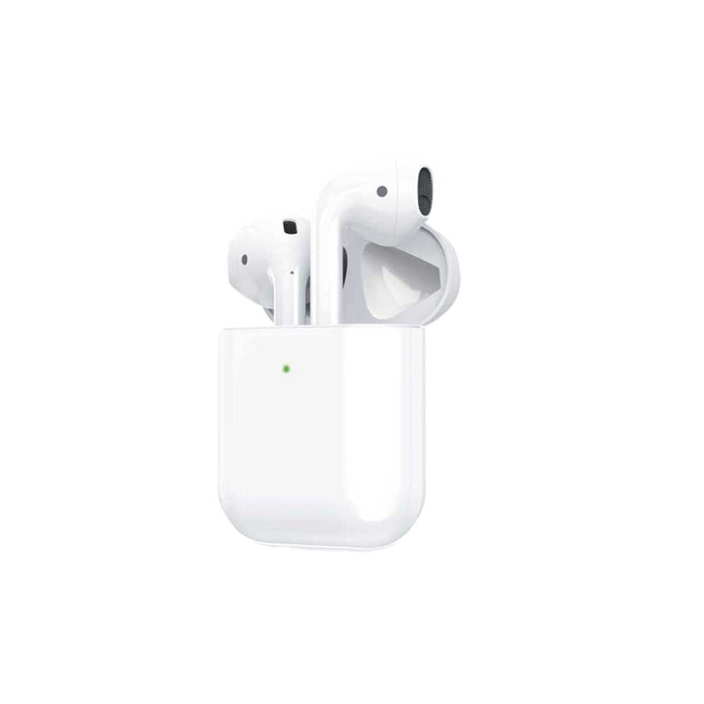 Green Lion Wireless Earbuds 2 with Mic & Charging Case – White
