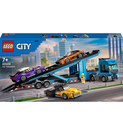 LEGO City Car Transporter Truck with Sports Cars 60408