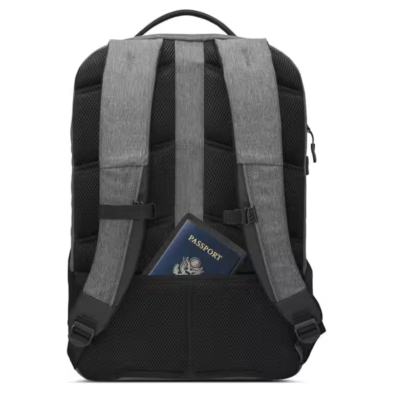Lenovo 17″ Urban Backpack B730 – Water-Repellent, Anti-Theft & On-The-Go Charging | Charcoal Grey