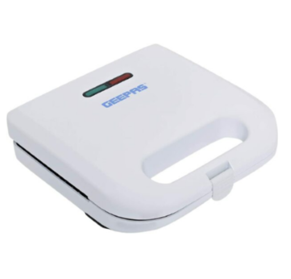Geepas 2-Slice Waffle Maker Nonstick Thermostat Control
