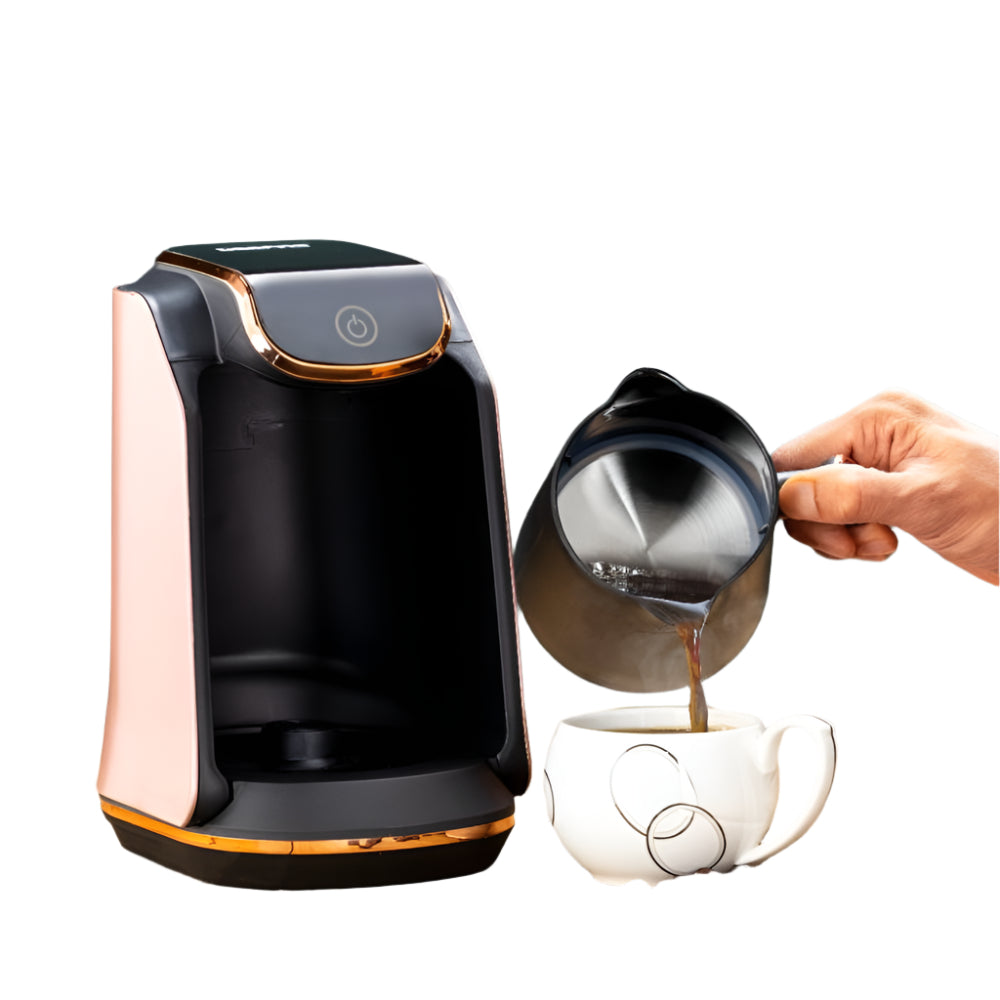 Geepas GCM41517 Turkish Coffee Maker 4 Cups Auto Shut-Off