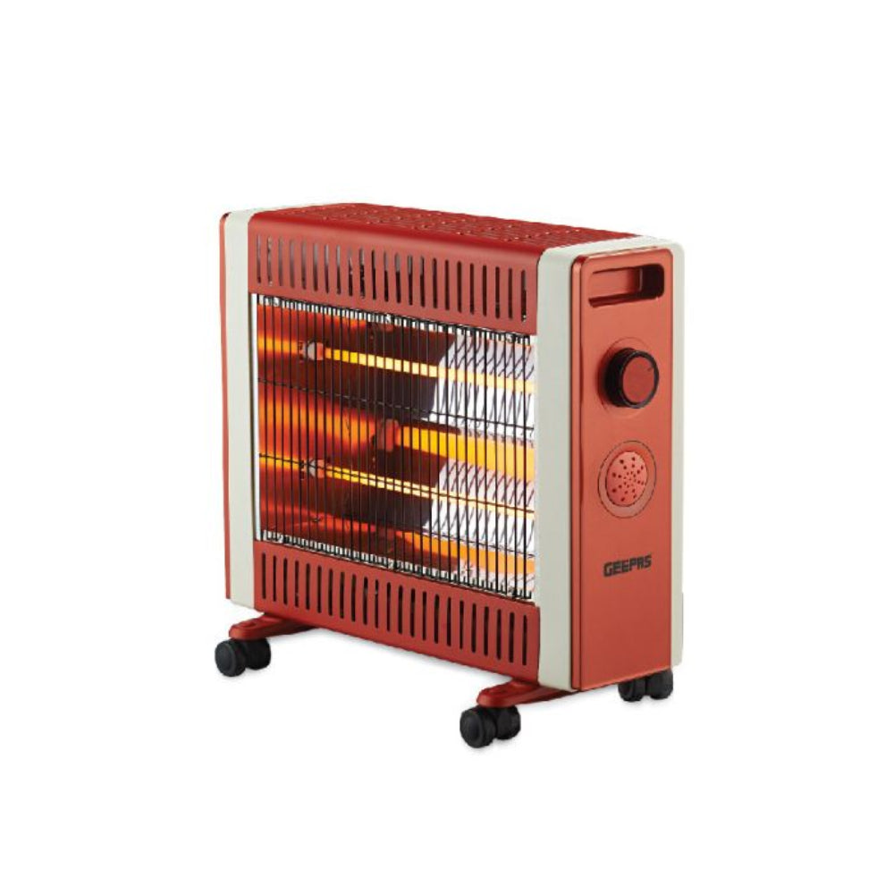 Geepas Quartz Heater 1500W Silent & Safe Heat