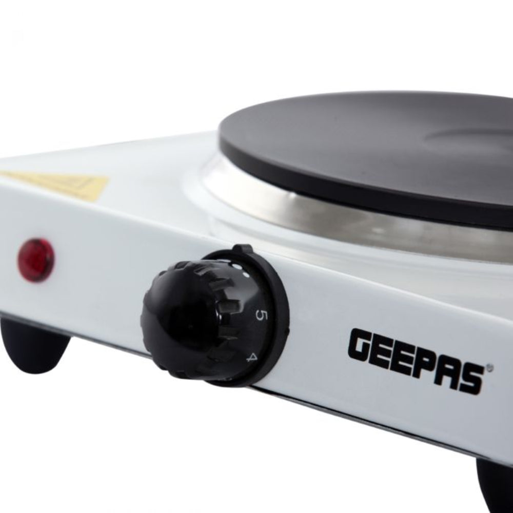 Geepas Single Hot Plate 1000W Cast Iron Portable Electric Hob