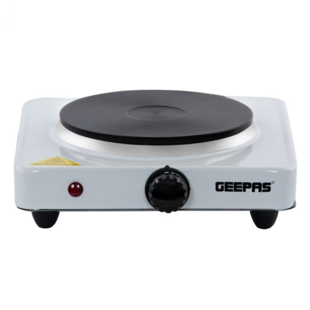 Geepas Single Hot Plate 1000W Cast Iron Portable Electric Hob