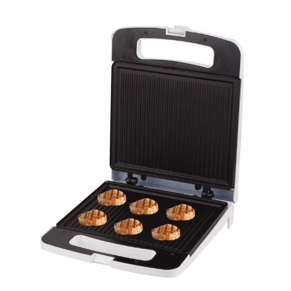 Geepas Slice Grill Toaster Non-Stick Thermostat Controlled Compact Storage