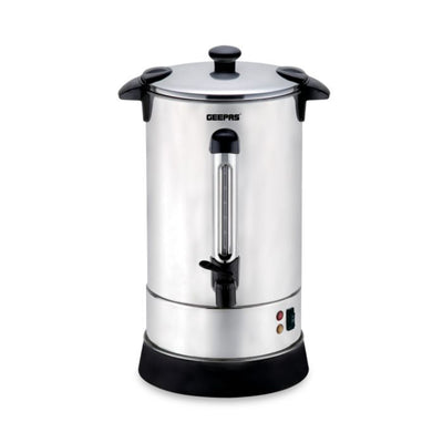 Geepas Stainless Steel Water Boiler 6.8L With Tap Auto Thermostat
