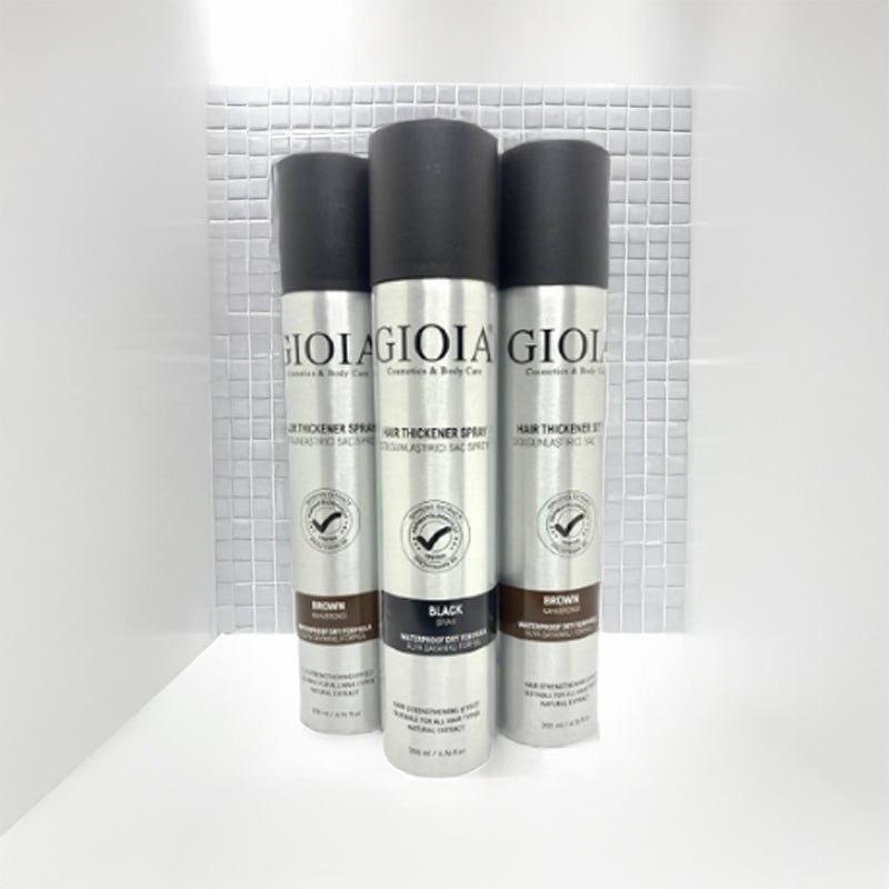 GIOIA Hair Concealer Spray – Instant Hair Gap Filler, Long-Lasting - Brown