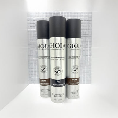 GIOIA Hair Concealer Spray – Instant Hair Gap Filler, Long-Lasting - Black